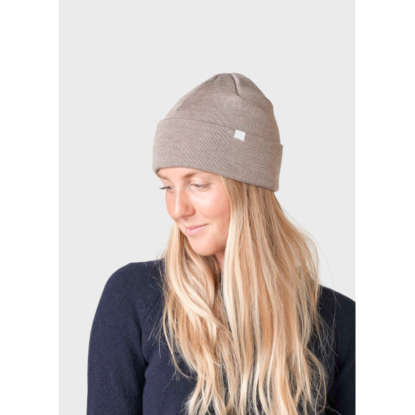 Klitmøller Fine Rib Beanie (sand)
