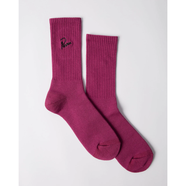 Parra Signature Crew Sock (dark magenta)