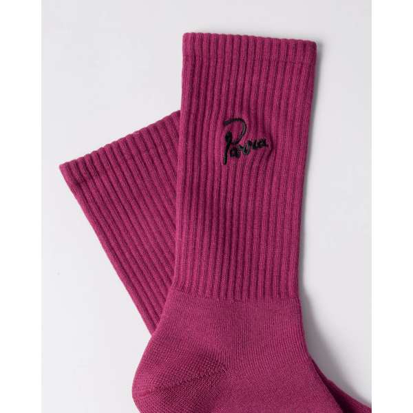 Parra Signature Crew Sock (dark magenta)
