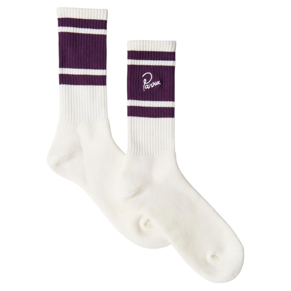 Parra Signature Stripe Sock (off white)