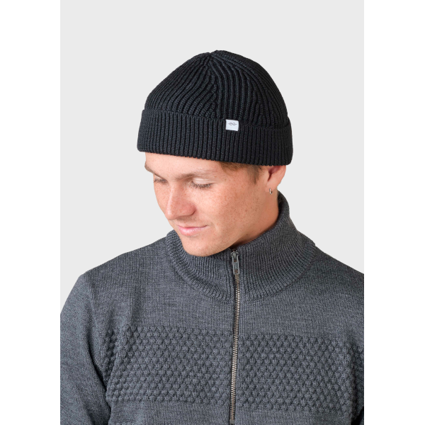 Klitmøller Fine Short Beanie (black)
