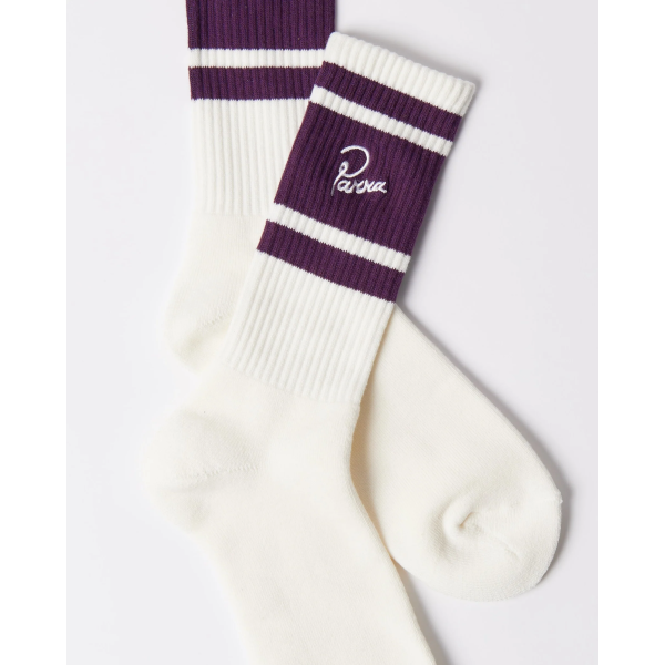 Parra Signature Stripe Sock (off white)