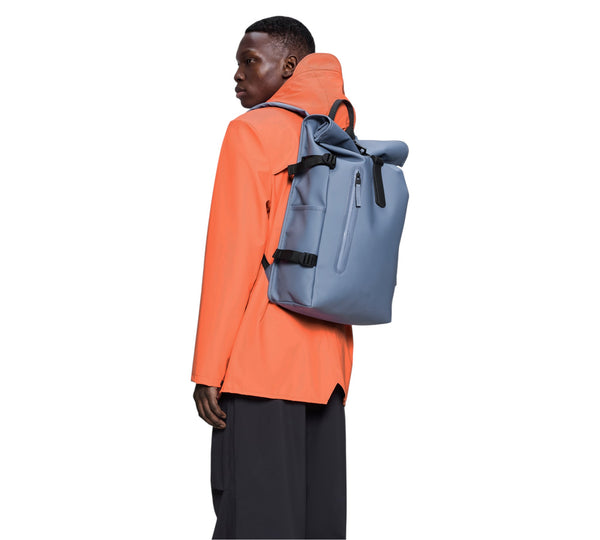 Rains Rolltop Rucksack Large (blue dusk)