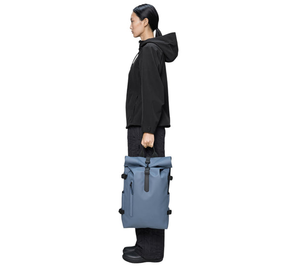 Rains Rolltop Rucksack Large (blue dusk)