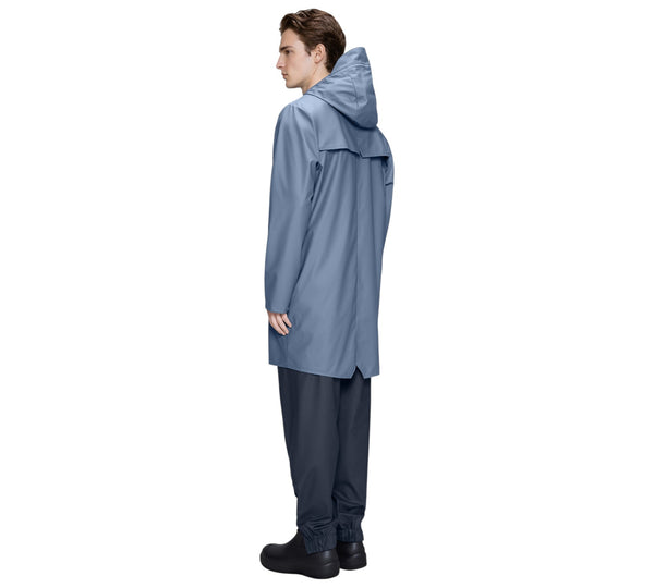 Rains Long Jacket (blue dusk)