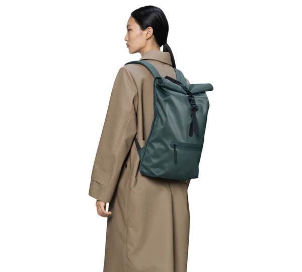Rains Rolltop Rucksack (mystique)