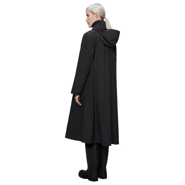 Rains W Suva Vision Softgel A-Line Jacket (black)