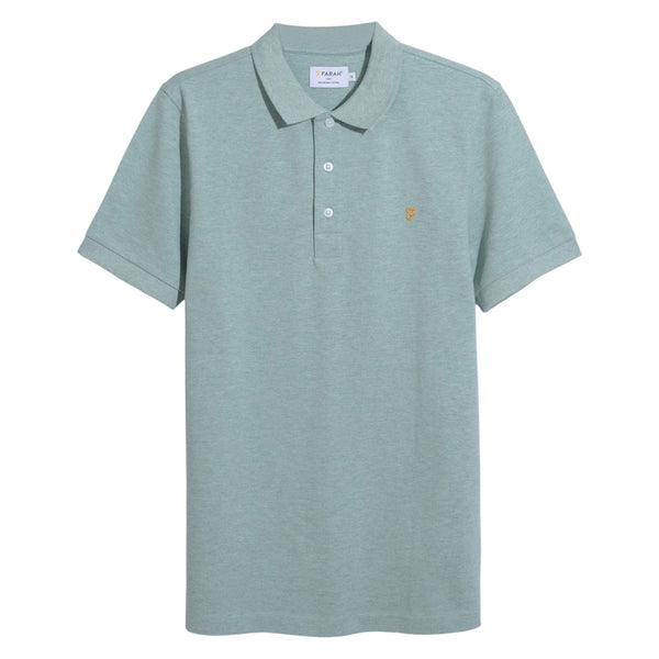 Farah Blanes Polo (green mist marl)