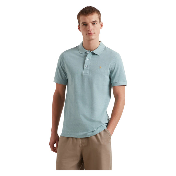 Farah Blanes Polo (green mist marl)