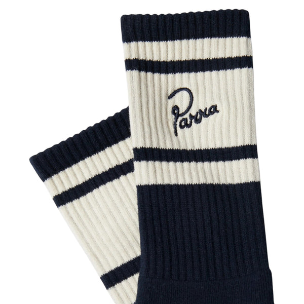 Parra Signature Sripe Socks (navy)