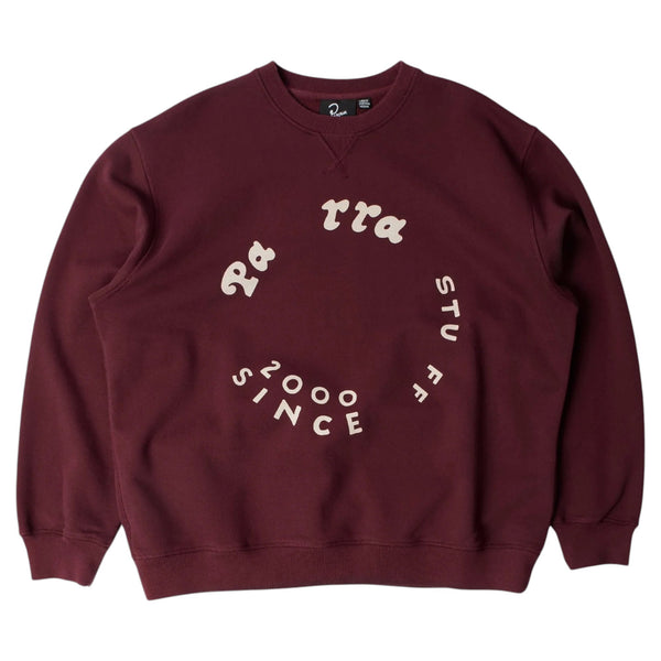 Parra Gasoline Crew (dark burgundy)