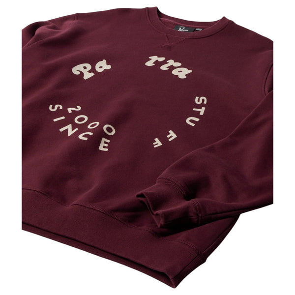 Parra Gasoline Crew (dark burgundy)