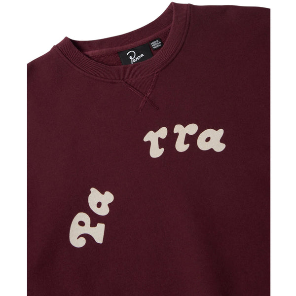 Parra Gasoline Crew (dark burgundy)