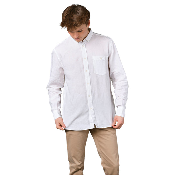 Klitmøller Benjamin Linen Shirt (white)