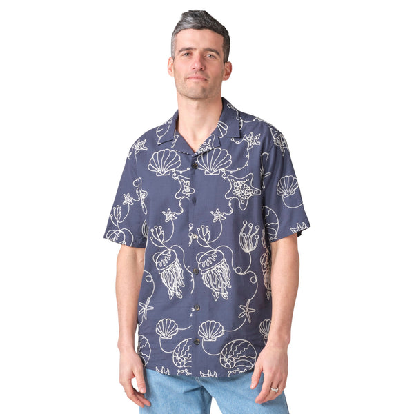 Klitmøller Andy S/S Shirt (navy/white)