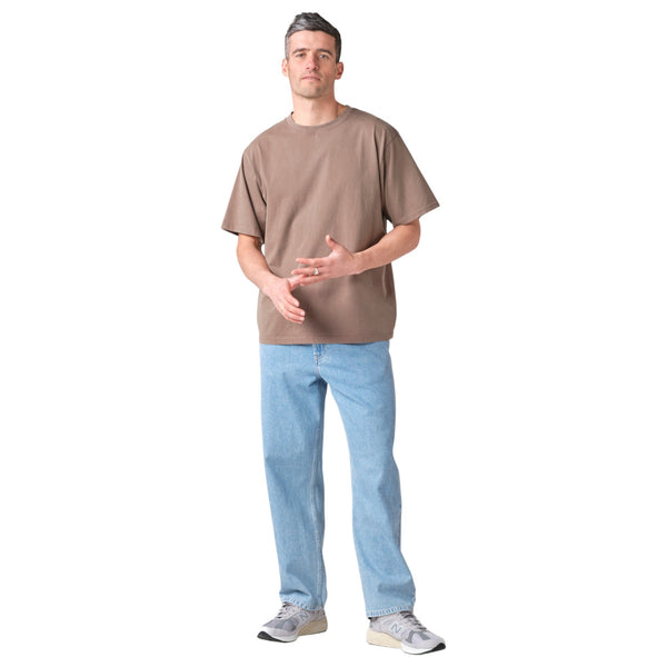 Klitmøller Mens Boxy Fade Out Tee (taupe)