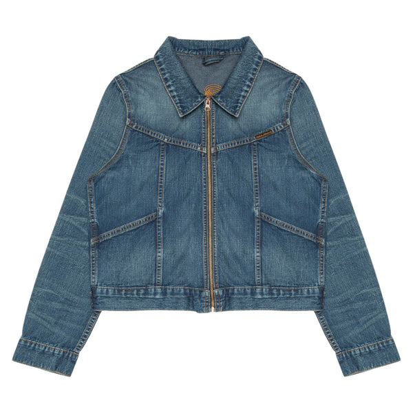 Nudie W Britta Denim Jacket (mid blue)