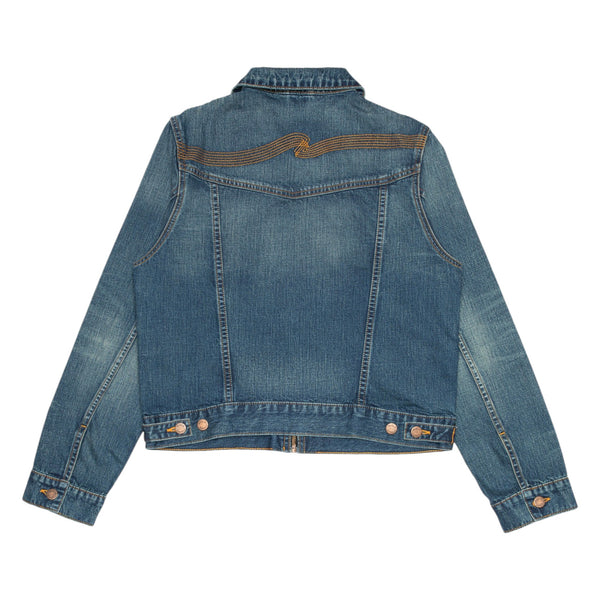 Nudie W Britta Denim Jacket (mid blue)