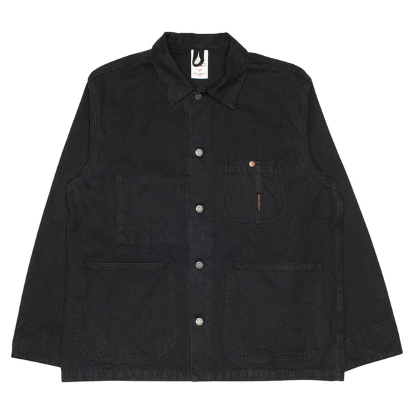 Nudie Howie Chore Jacket (duck canvas black)