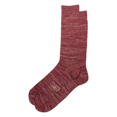 Nudie Rasmussen Rib Sock (burgundy)