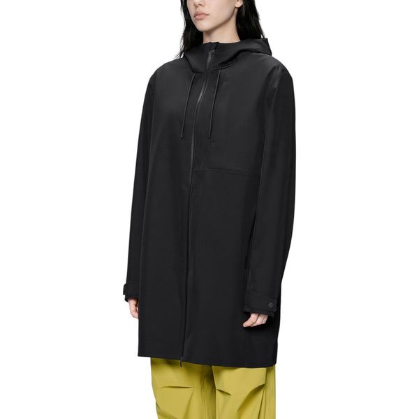 Rains Suva Softgel Long Jacket (black)