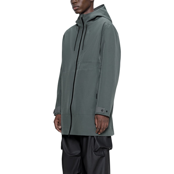 Rains Suva Softgel Long Jacket (dark grey)