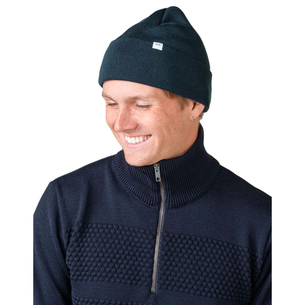 Klitmøller Fine Rib Beanie (olive)