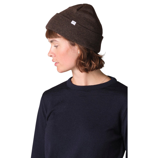 Klitmøller Fine Rib Beanie (taupe)