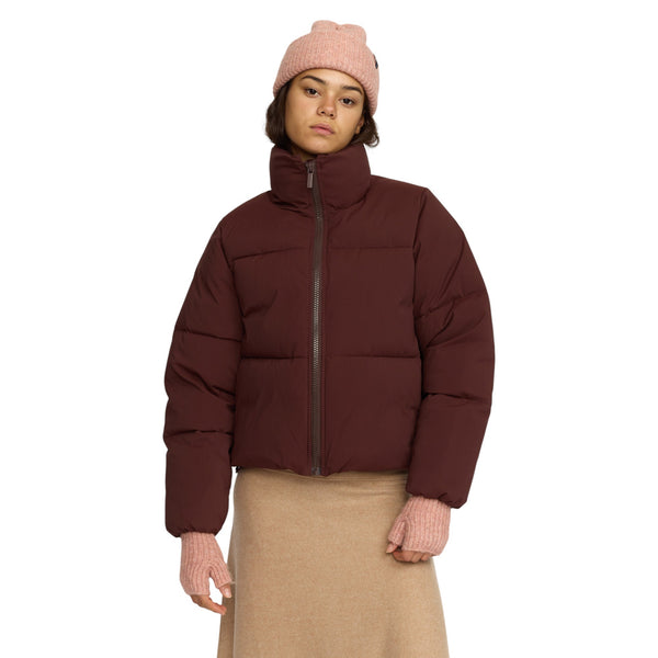Selfhood 77293 Short Puffer (burgundy)