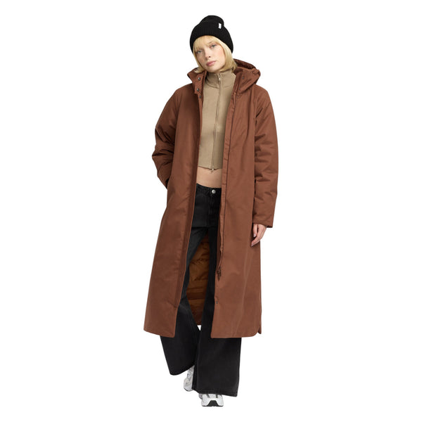Selfhood 77341 Long Hooded Parka (brown)