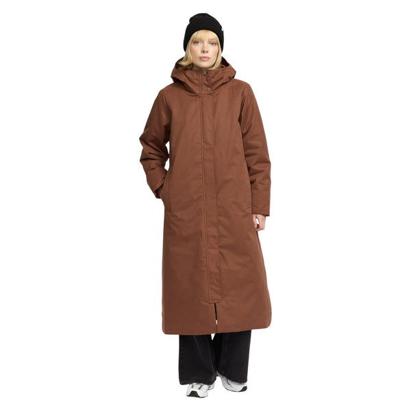 Selfhood 77341 Long Hooded Parka (brown)