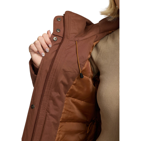 Selfhood 77341 Long Hooded Parka (brown)
