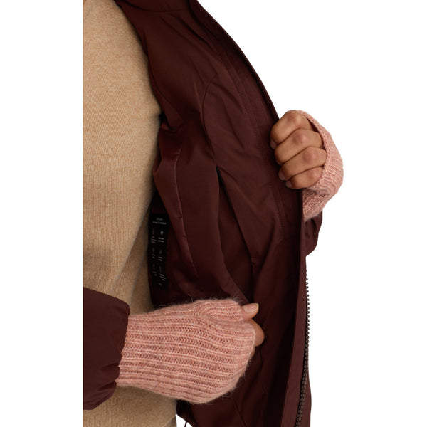 Selfhood 77293 Short Puffer (burgundy)