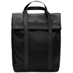 Rains 2 Way Tote Backpack (black grain)