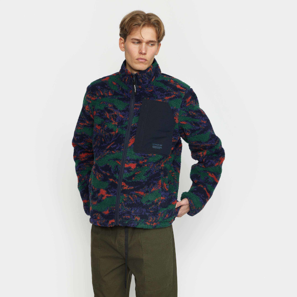 Revolution 7013 Printed Pocket Teddy Jacket (navy)