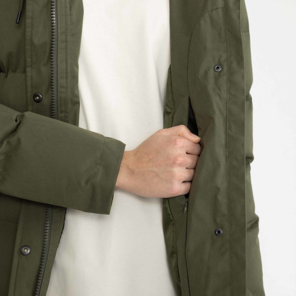 Selfhood 77147 Puffer Coat (army)