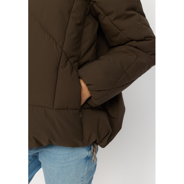 Selfhood 77305 Hooded Puffer (darkbrown)