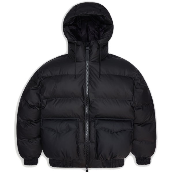 Rains Alta Bomber Puffer Jacket (black)