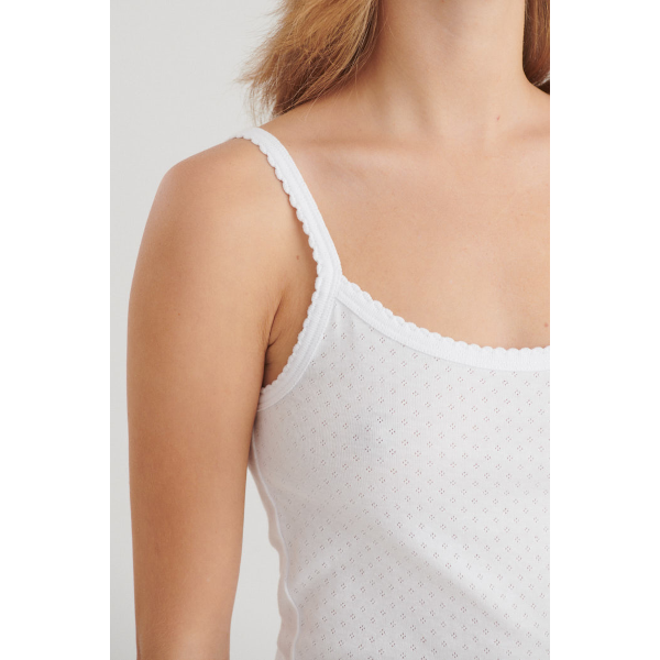 Basic Apparel Arense Strp Top (white)