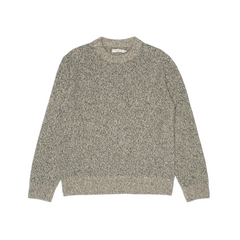 Nudie August Rib Wool Sweater (green melange)