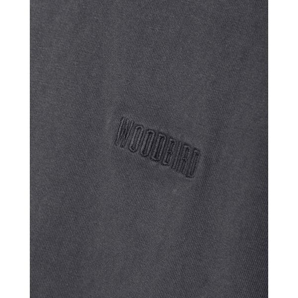 Woodbird Baine Washed T-Shirt (washed slate blue)
