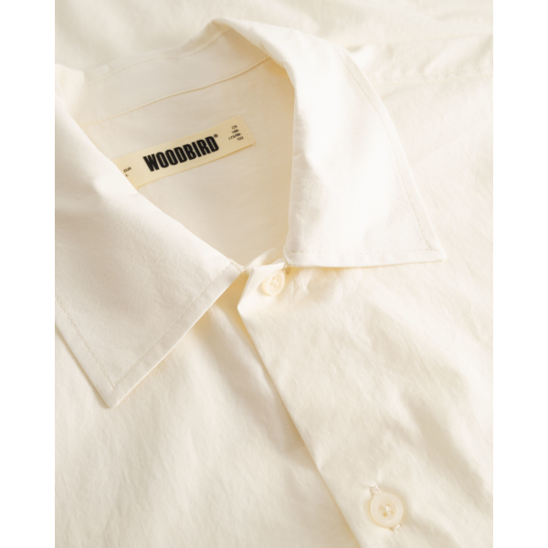 Woodbird Banks Sign Shirt (off white)
