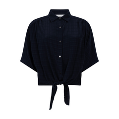 Another Label Bathylle Check Shirt (night sky)