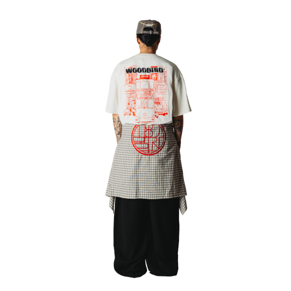 Woodbird Beam Tram T-Shirt (off white)