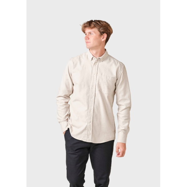 Klitmøller Benjamin Lumber Shirt (sand melange)