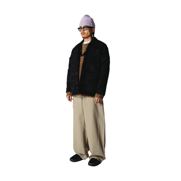 Woodbird Blade Chenille Jacket (black)