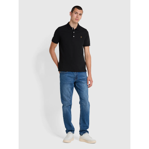 Farah Blanes SS Polo (black)