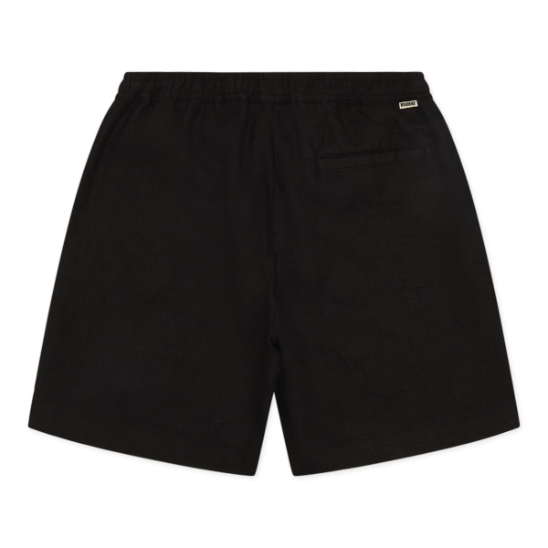 Woodbird Bommy Linen Short (black)