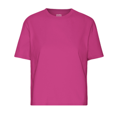 Colorful Standard W Organic Boxy Crop T-Shirt (magenta blaze)