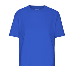 Colorful Standard W Organic Boxy Crop T-Shirt (sapphire blue)